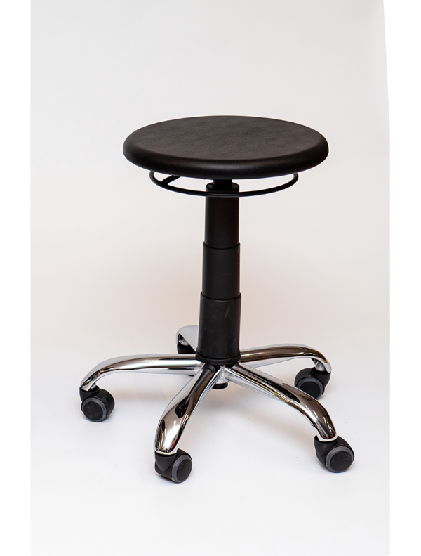 High and low adjustable stools