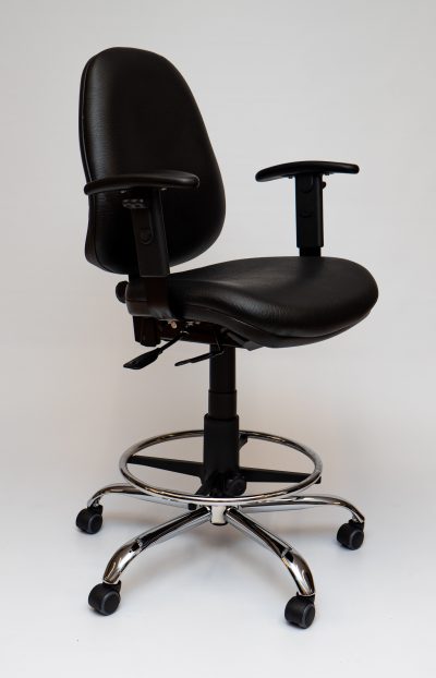 Jacobsen Production Chair High Vinyl Arms